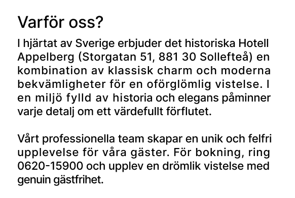 Varför Appelberg Hotel.png
