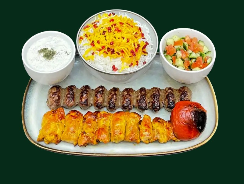 Kolgrillade persiska specialiteter p&aring; Restaurang Poneh