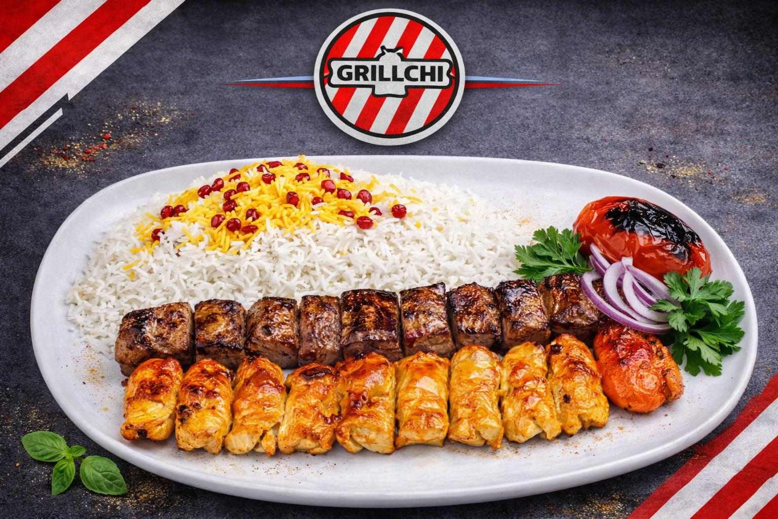 Grillat k&ouml;tt med ris