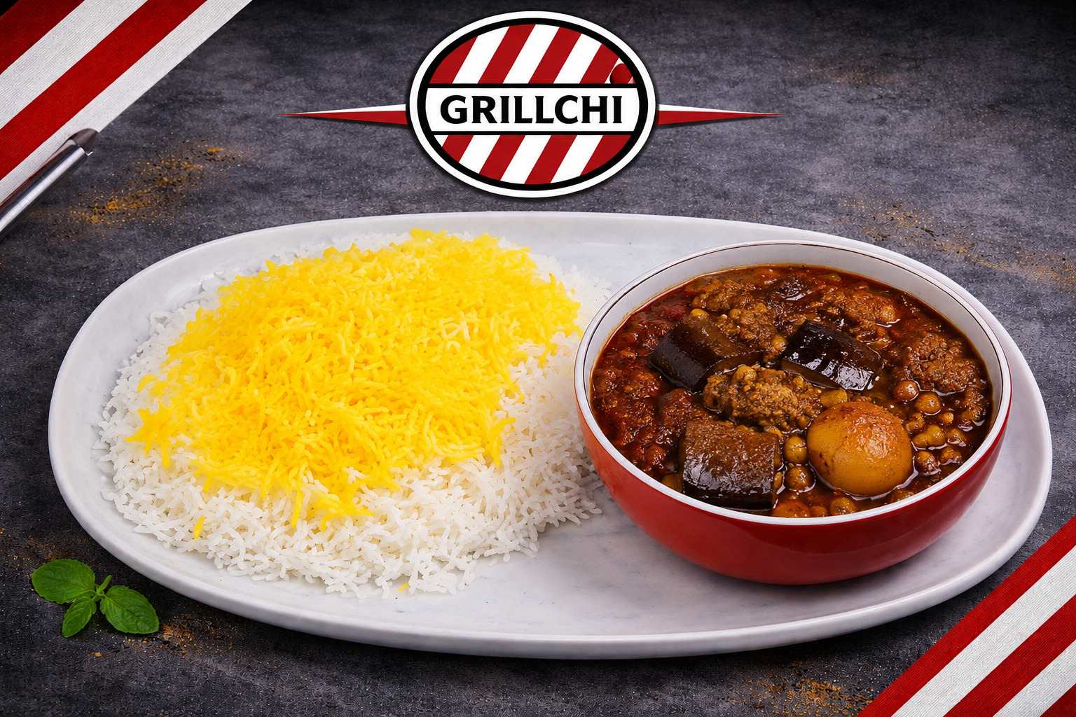 Gheymeh Bademjan &ndash; persisk gryta med aubergine