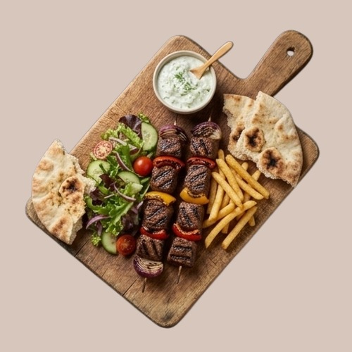 Kolgrillade r&auml;tter p&aring; Grill House