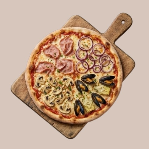 Stark korvpizza med kryddig korv