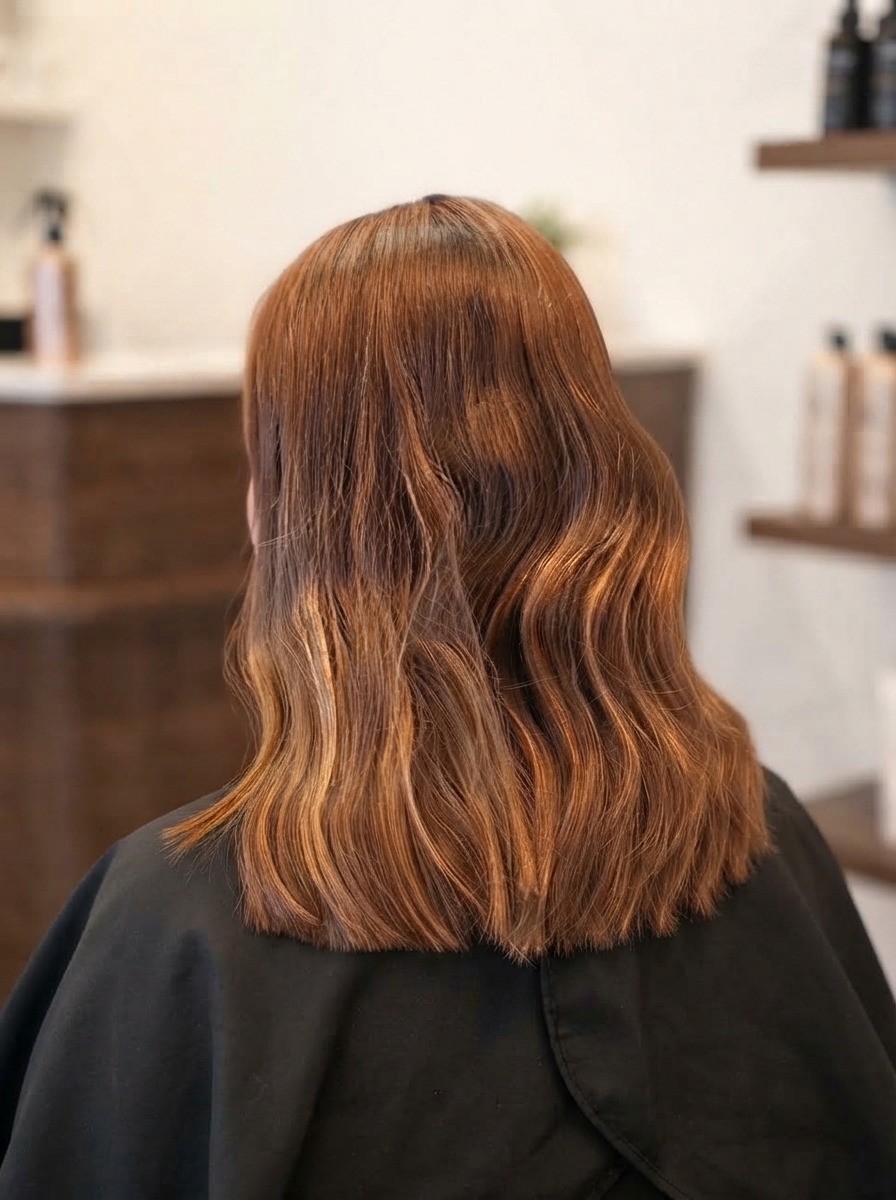 Hair coloring service at Arita BarberShop