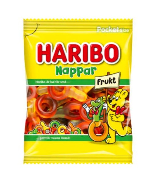 Nappar frukt Haribo 80g